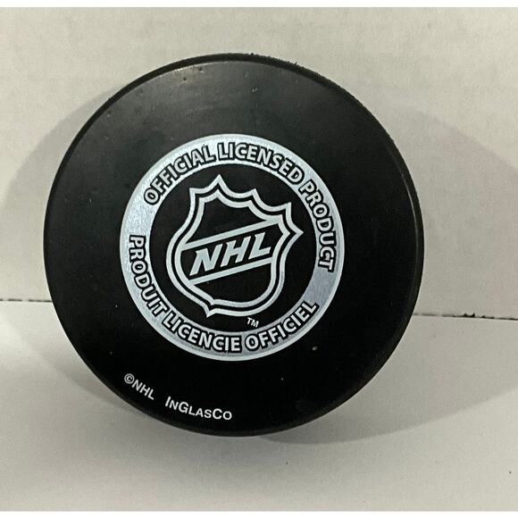 Brad Lukowich Signed Puck - Picture 2 of 3